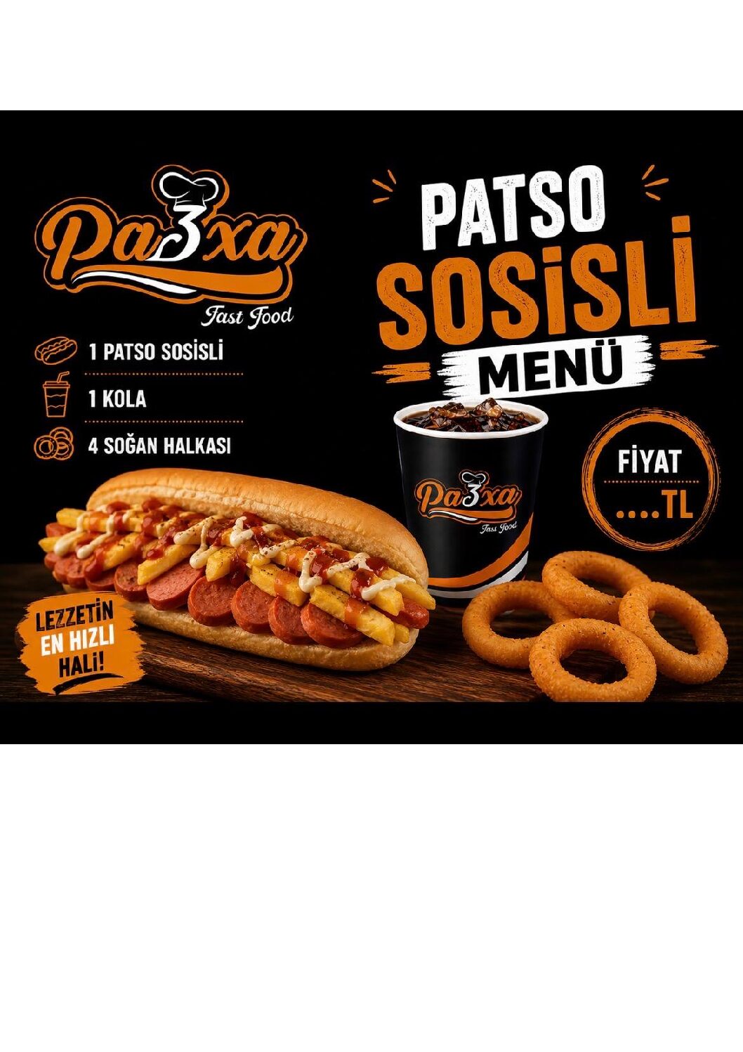 PATSO SOSİSLİ MENÜ
